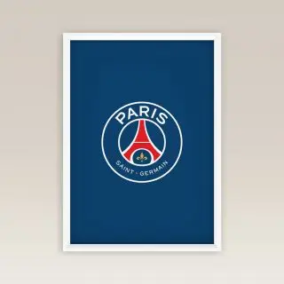 Cuadro con escudo del club PSG París Saint-Germain