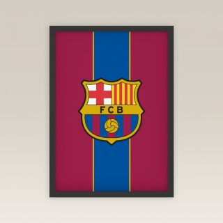 Cuadro con escudo del Fútbol Club Barcelona