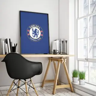 Cuadro con el escudo del club Chelsea FC