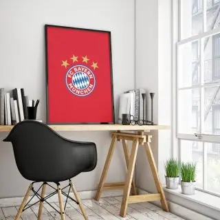 Cuadro con el escudo del club Bayern de Múnich