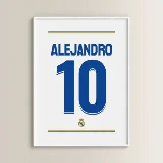 Cuadro personalizado del Real Madrid