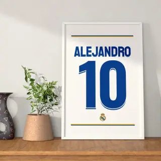 Cuadro personalizado del Real Madrid