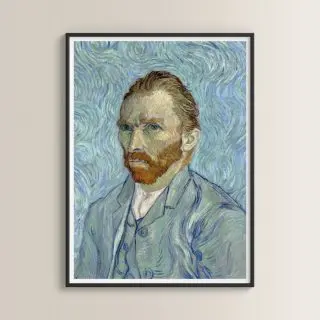Cuadro con autorretrato de Vincent Van Gogh