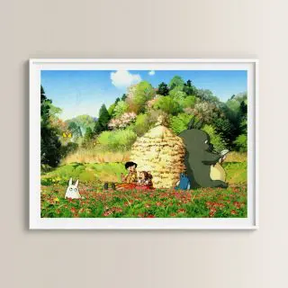 Cuadro de Mi Vecino Totoro de Studio Ghibli