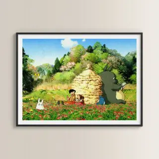 Cuadro de Mi Vecino Totoro de Studio Ghibli