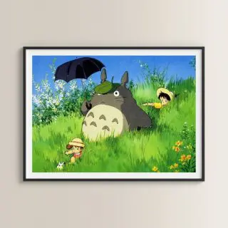 Cuadro de Mi Vecino Totoro de Studio Ghibli
