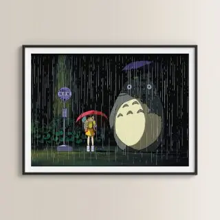 Cuadro de Mi Vecino Totoro de Studio Ghibli