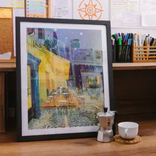 Cuadro "Terraza de Café por la Noche" de van Gogh para Sala y Dormitorios en Lima, Perú