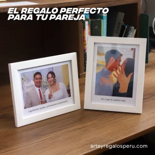 Cuadro personalizado con TU foto y frase en Lima, Perú | Envío GRATIS