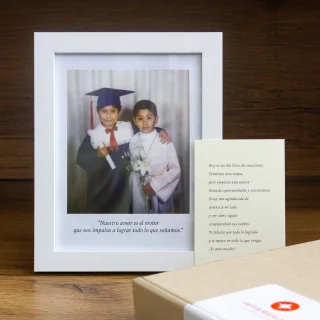 Cuadro personalizado con TU foto y frase en Lima, Perú | Envío GRATIS