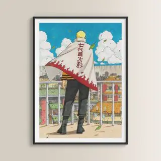 Cuadro de Naruto Uzumaki, hokage de Konoha