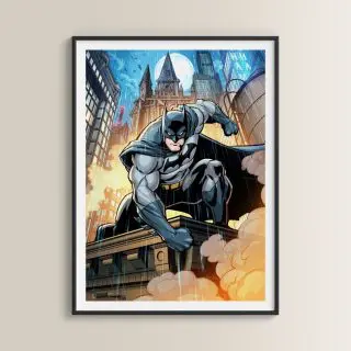 Cuadros de Batman y más superhéroes de DC Comics, Marvel y personajes