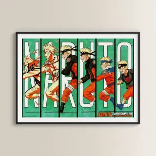 Cuadro con poster de Naruto Uzumaki