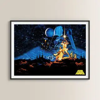 Cuadros vintage de Star Wars: A New Hope, Empire Strikes Back and Return of the Jedi