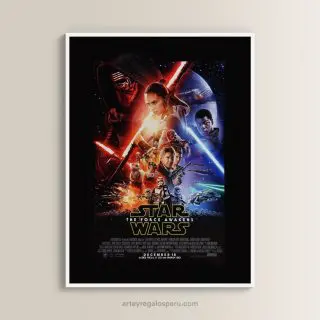 Cuadros de Star Wars: Episode VII - The Force Awakens (El Despertar de la Fuerza) para Sala y Dormitorios en Lima, Perú