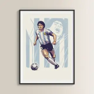 Cuadros de Maradona Fútbol Argentino, tienda de cuadros en Lima, Perú