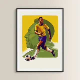 Cuadros de Pelé, Tienda de Cuadros de Fútbol en Lima, Perú
