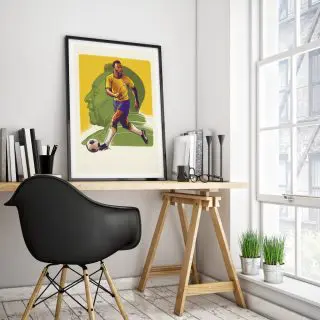 Cuadros de Pelé, Tienda de Cuadros de Fútbol en Lima, Perú