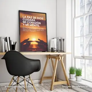 Venta de cuadros Cristianos Decorativos con versículos bíblicos: Salmos, Proverbios y Frases de Jesús