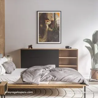 Venta de cuadros de Frank Dicksee para decorar sala y dormitorio. Lima, Perú