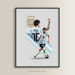 Cuadros de Lionel Messi para Sala y Dormitorios
