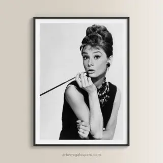 Cuadros de Audrey Hepburn en la película Breakfast at Tiffany's, Envío gratis en Lima, Perú