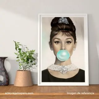 Cuadros de Audrey Hepburn para Sala y Dormitorios, envío GRATIS en Lima, Perú