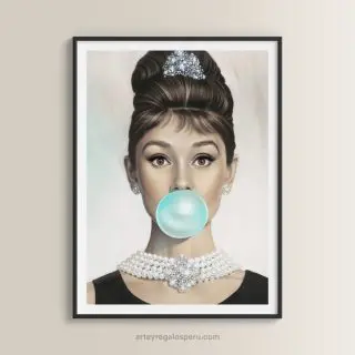 Cuadros de Audrey Hepburn para Sala y Dormitorios, envío GRATIS en Lima, Perú