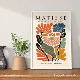 Cuadros decorativos Henri Matisse, Flower Market, Boho Flower Art para decorar tu hogar, Lima Perú