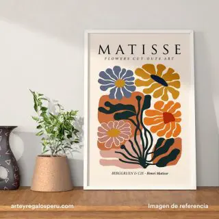 Cuadros decorativos Henri Matisse, Flower Market, Boho Flower Art para decorar tu hogar, Lima Perú