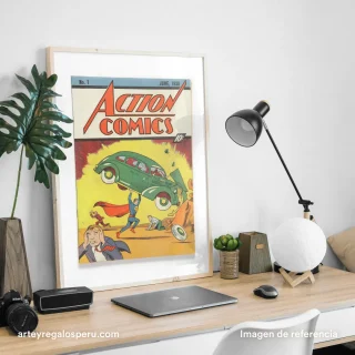 Cuadros de Superman (Action Comics n.º 1) en Lima, Perú. Envío GRATIS
