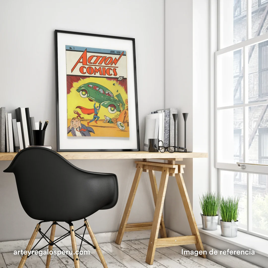 Cuadros de Superman (Action Comics n.º 1) en Lima, Perú. Envío GRATIS