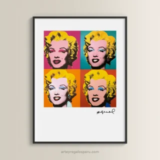 Cuadros de Marilyn Monroe por Andy Warhol en Lima, Perú ⎸ Envío GRATIS