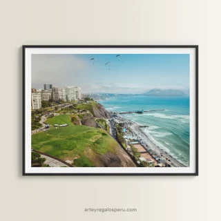 Cuadros con fotos del Malecón de Miraflores en la Costa Verde | Envío GRATIS en Lima, Perú