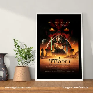 Cuadro de Star Wars: Episodio I (25 Aniversario) en Lima, Perú | Envío GRATIS