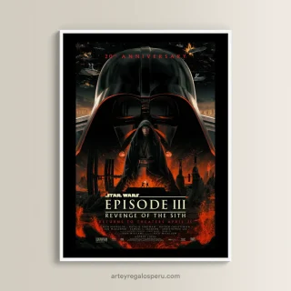 Cuadro de Star Wars: Episodio III (20 Aniversario) en Lima, Perú | Envío GRATIS