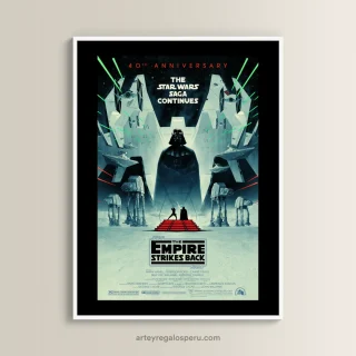 Cuadro de Star Wars: Episodio V (40 Aniversario) en Lima, Perú | Envío GRATIS